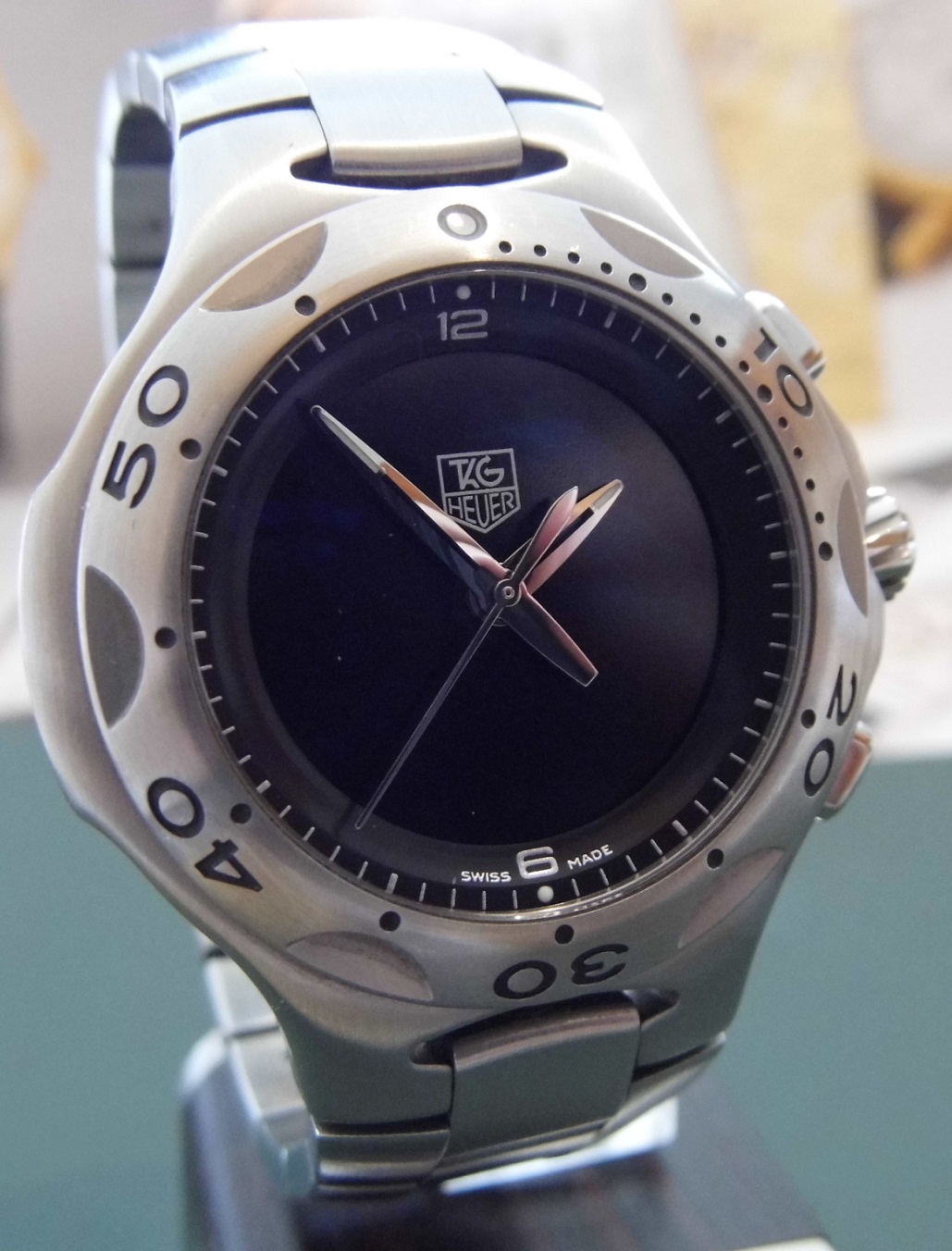 Tag Heuer Kirium Formula 1, Black Dial, Steel Bracelet
