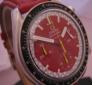 Omega Speedmaster Schumacher, Red Dial With Red Leather Strap