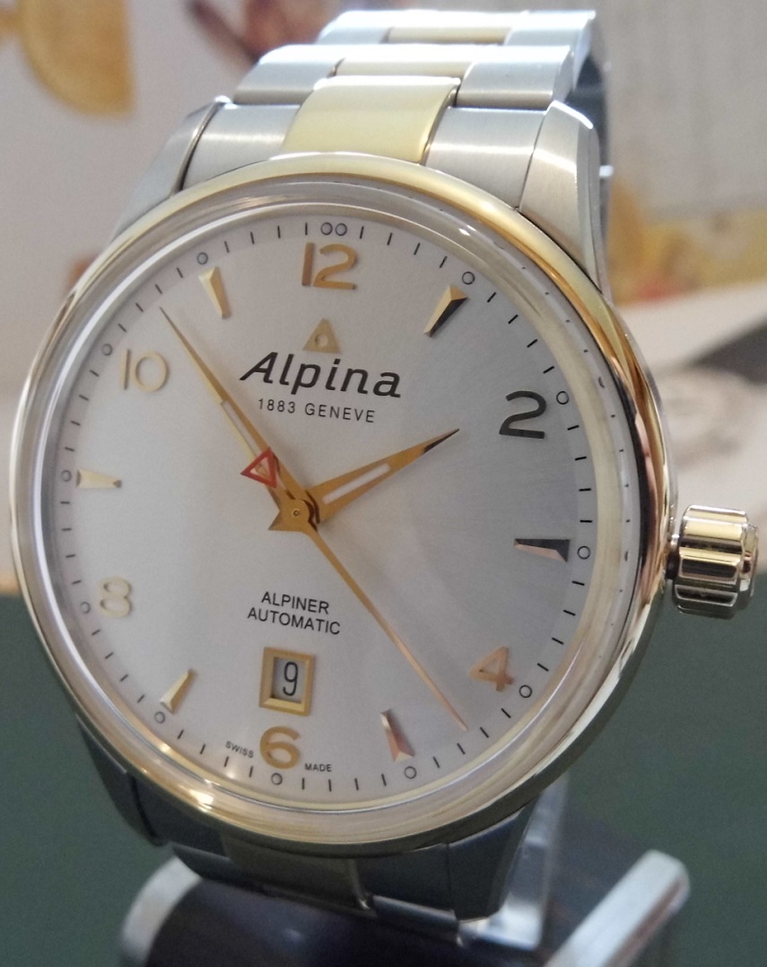 Alpina Alpiner Automatic, Silver Dial, Bracelet