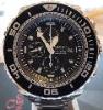 Seiko 200M Divers Chronograph, Black Dial, Steel Bracelet