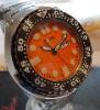 Seiko Diver Sawtooth, Orange Dial, Stainless Steel Bracelet