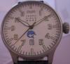 Sea First 44 Date Automatic Divers Watch, White Dial With Leather Strap
