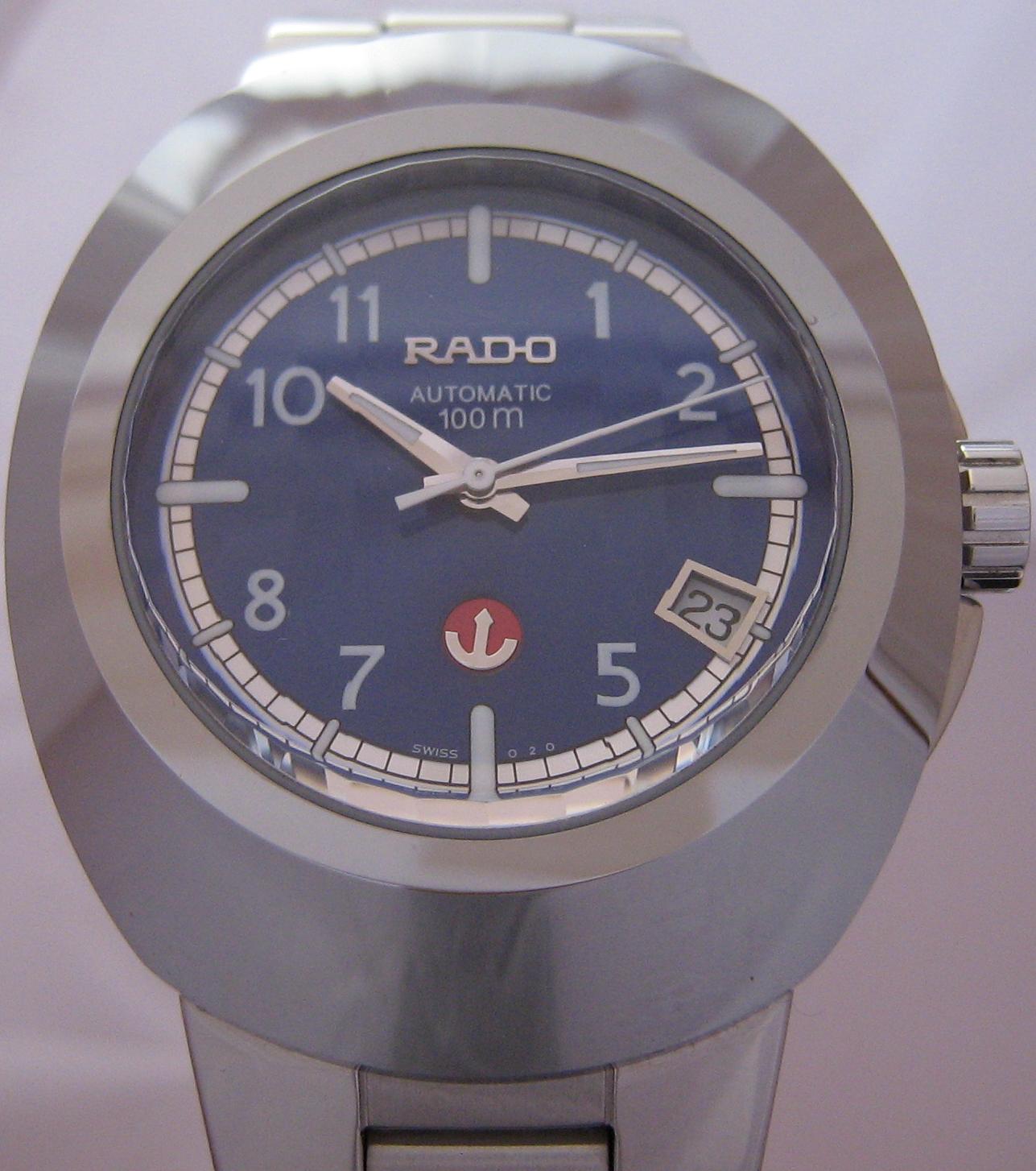 Rado Diastar Original, Blue Dial With Stainless Steel Bracelet