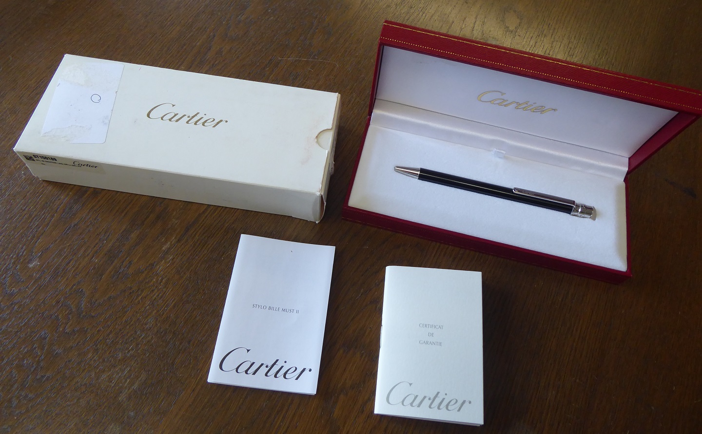 A Santos De Cartier Ballpoint Pen