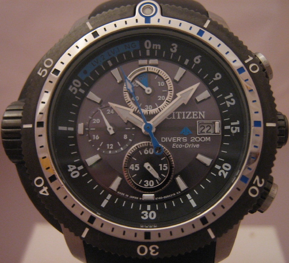 Citizen Promaster Aqualand Eco Drive, Grey Dial, Rubber Strap