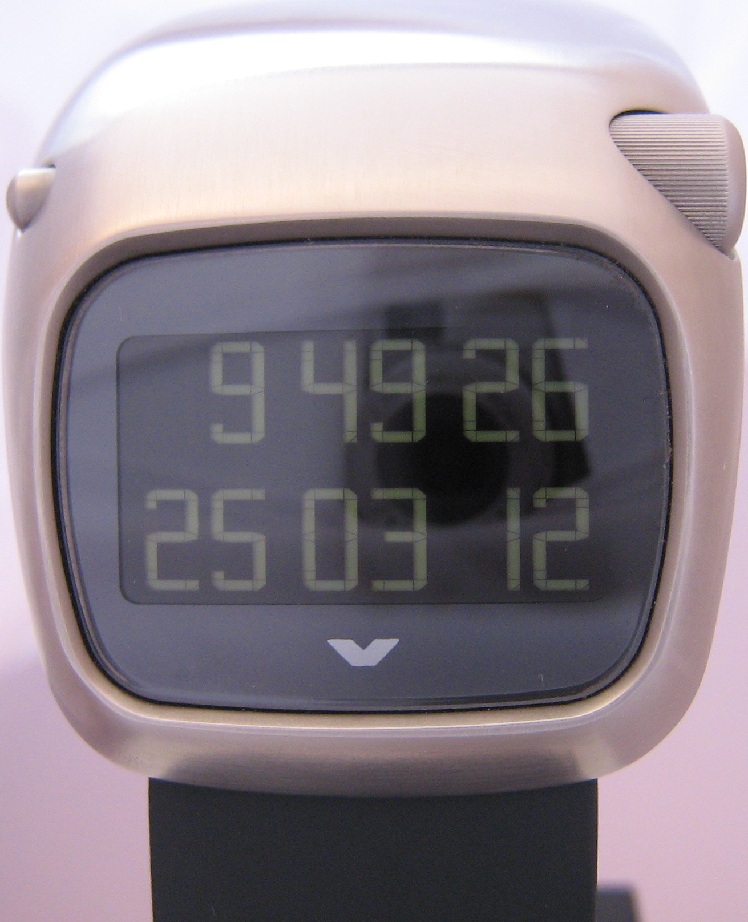 Ventura V-Tec Sigma, Black Dial, Black Rubber Strap