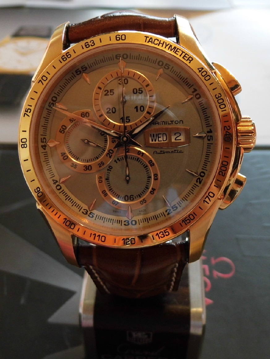 Hamilton Jazzmaster Lord Chronograph, Silver Dial, Leather Strap