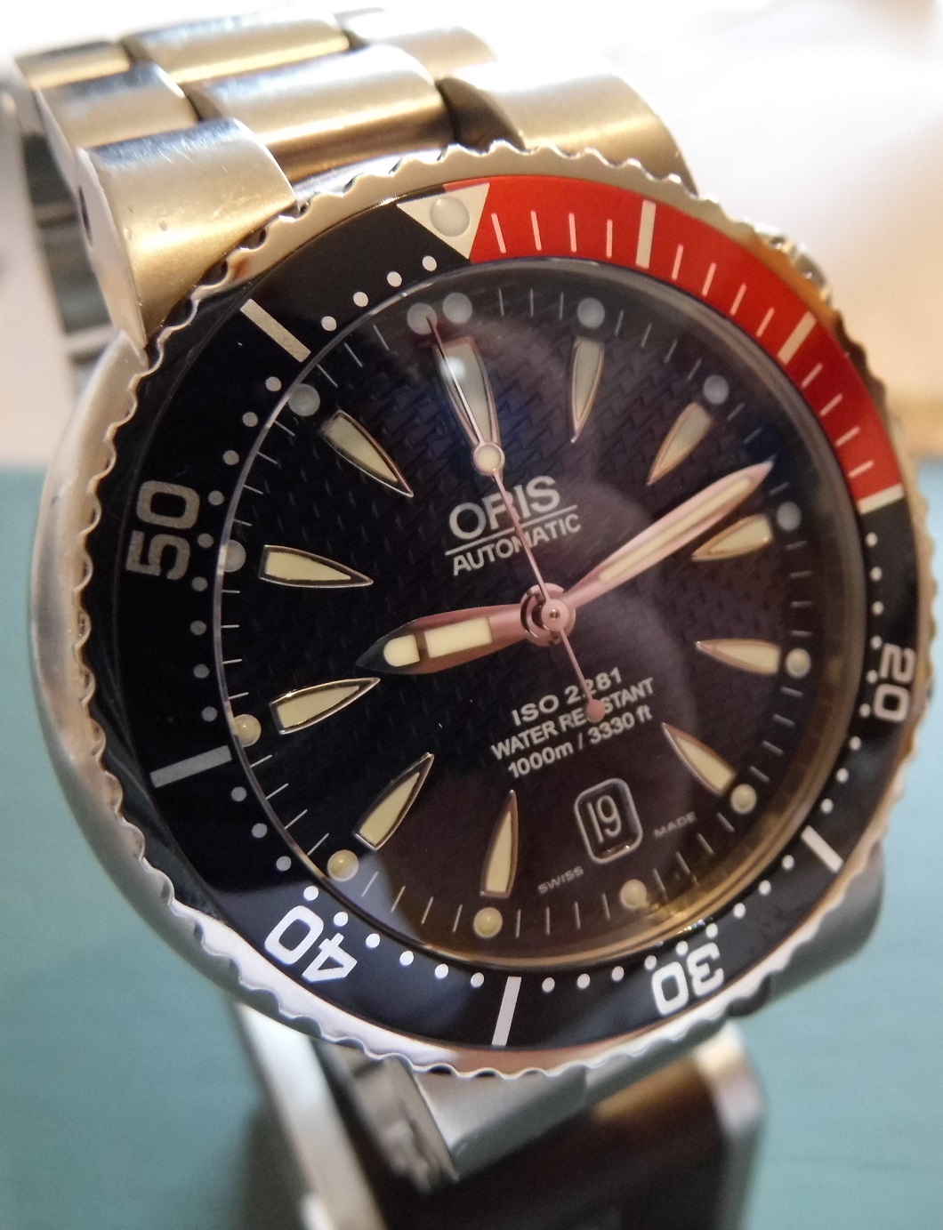 Oris TT1 Divers Titanium, Black Dial, Titanium Bracelet & Strap