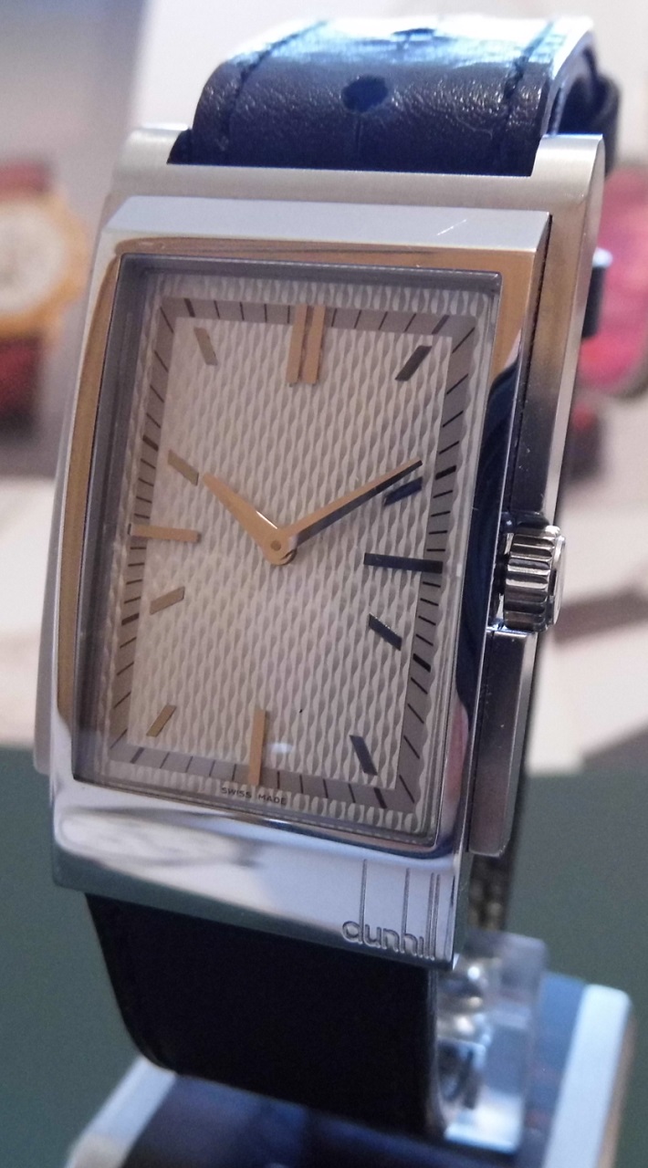 Alfred Dunhill D Type Mk II, Silver Dial, Leather Strap
