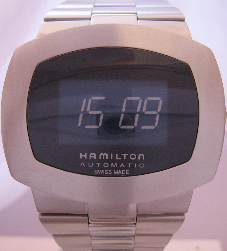 Hamilton Pulsomatic, Black Dial With Steel Bracelet