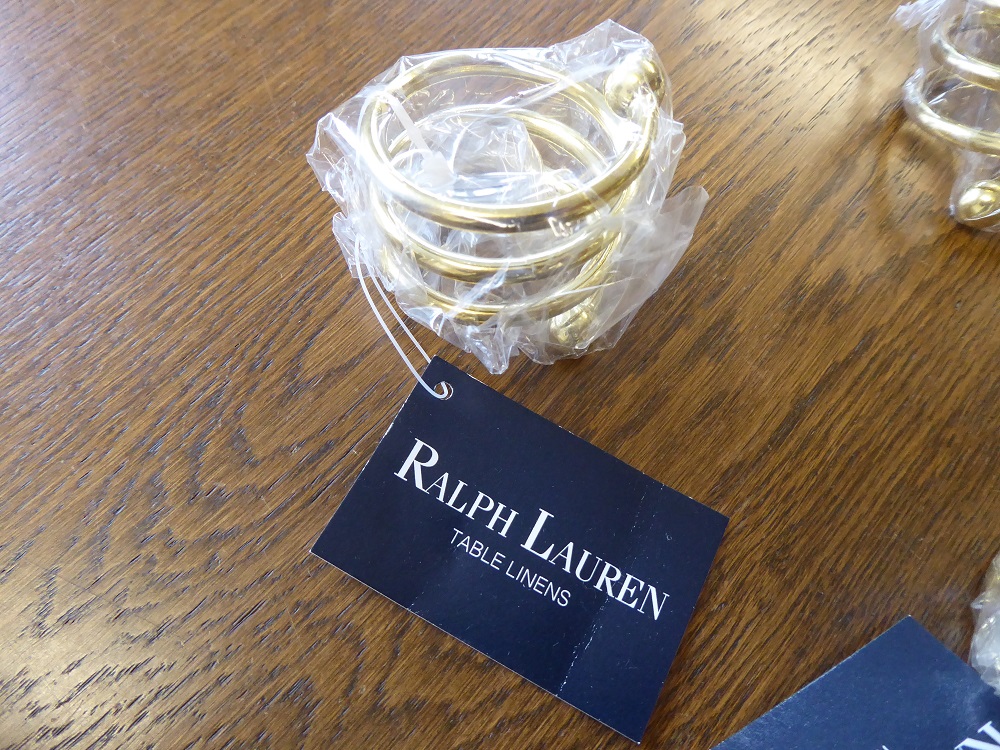 6 Ralph Lauren Napkin Rings