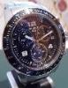 Tissot V8 Chronograph, Black Dial, Steel Bracelet