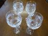 4 Ralph Lauren Glen Plaid Wine Glasses