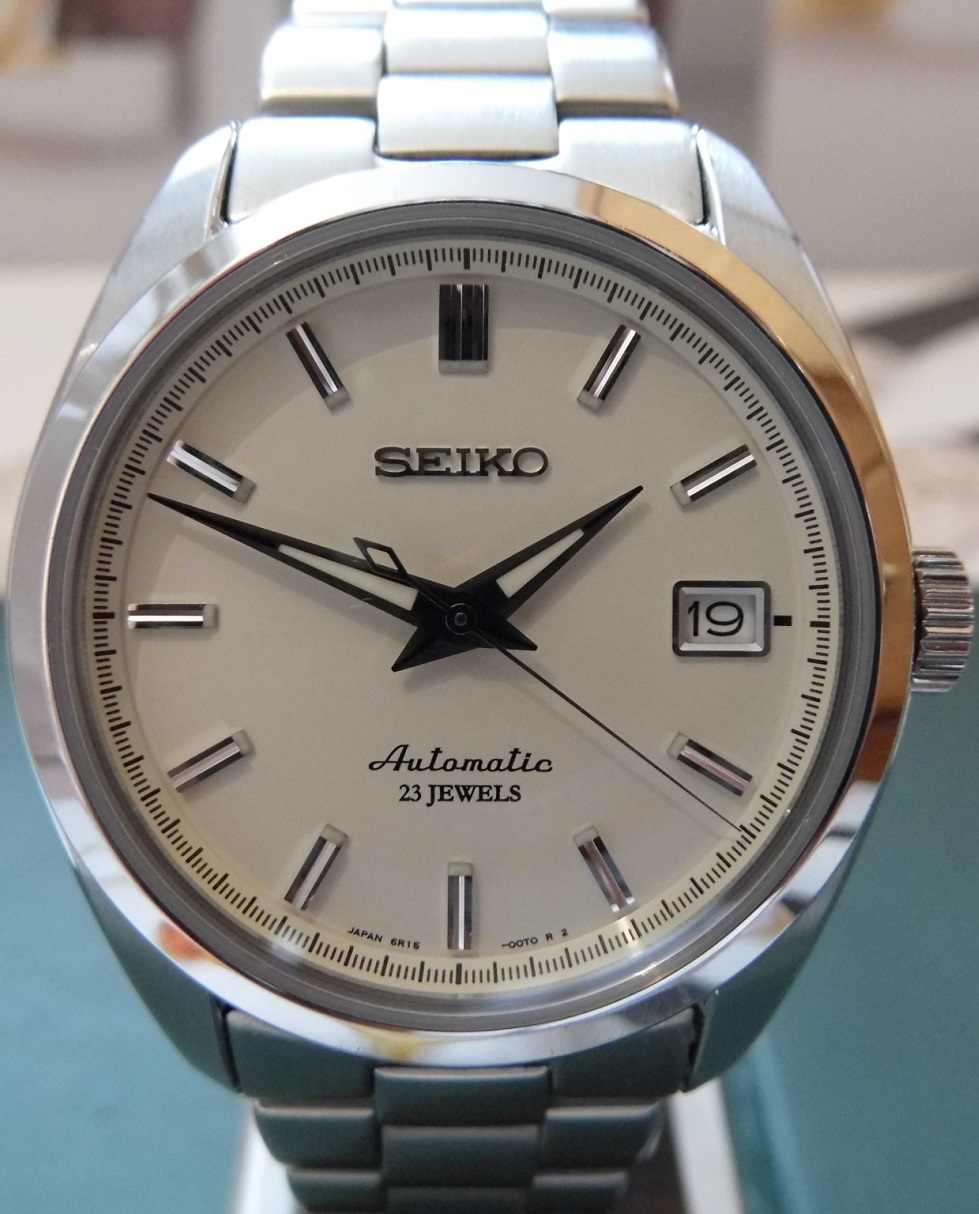 Seiko Automatic, White Dial, Steel Bracelet