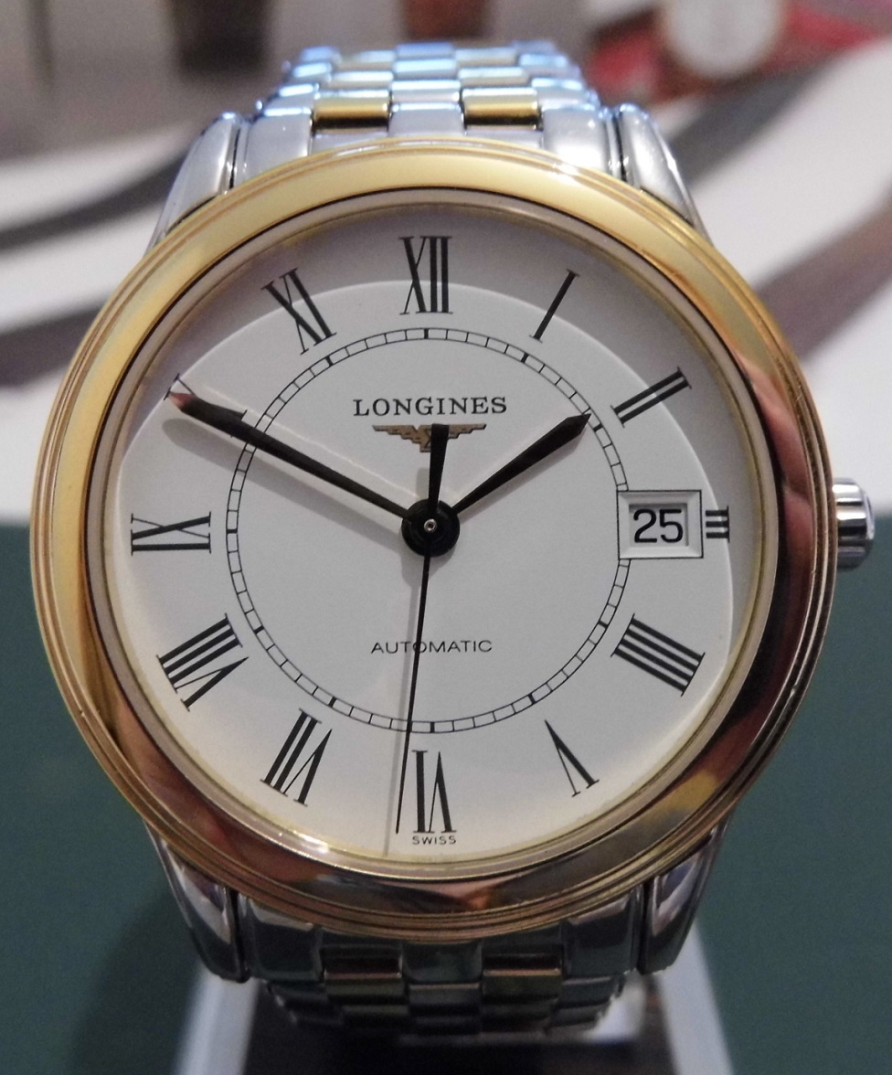 Longines Flagship Bicolour, White Dial, Bracelet