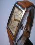 Used Oris Rectangular Pointer Date, Silver Dial, Brown Leather Strap