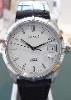 Eberhard & Co Aquadate, White Dial, Leather Strap