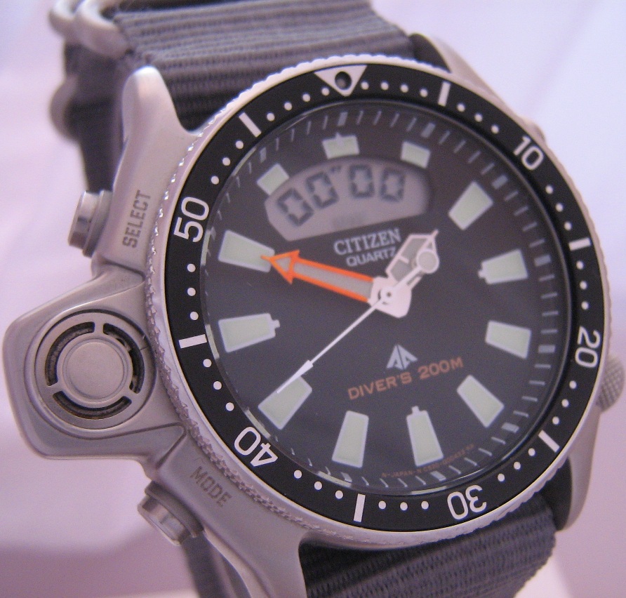Citizen Promaster Aqualand, Black Dial With Nato & Rubber Straps