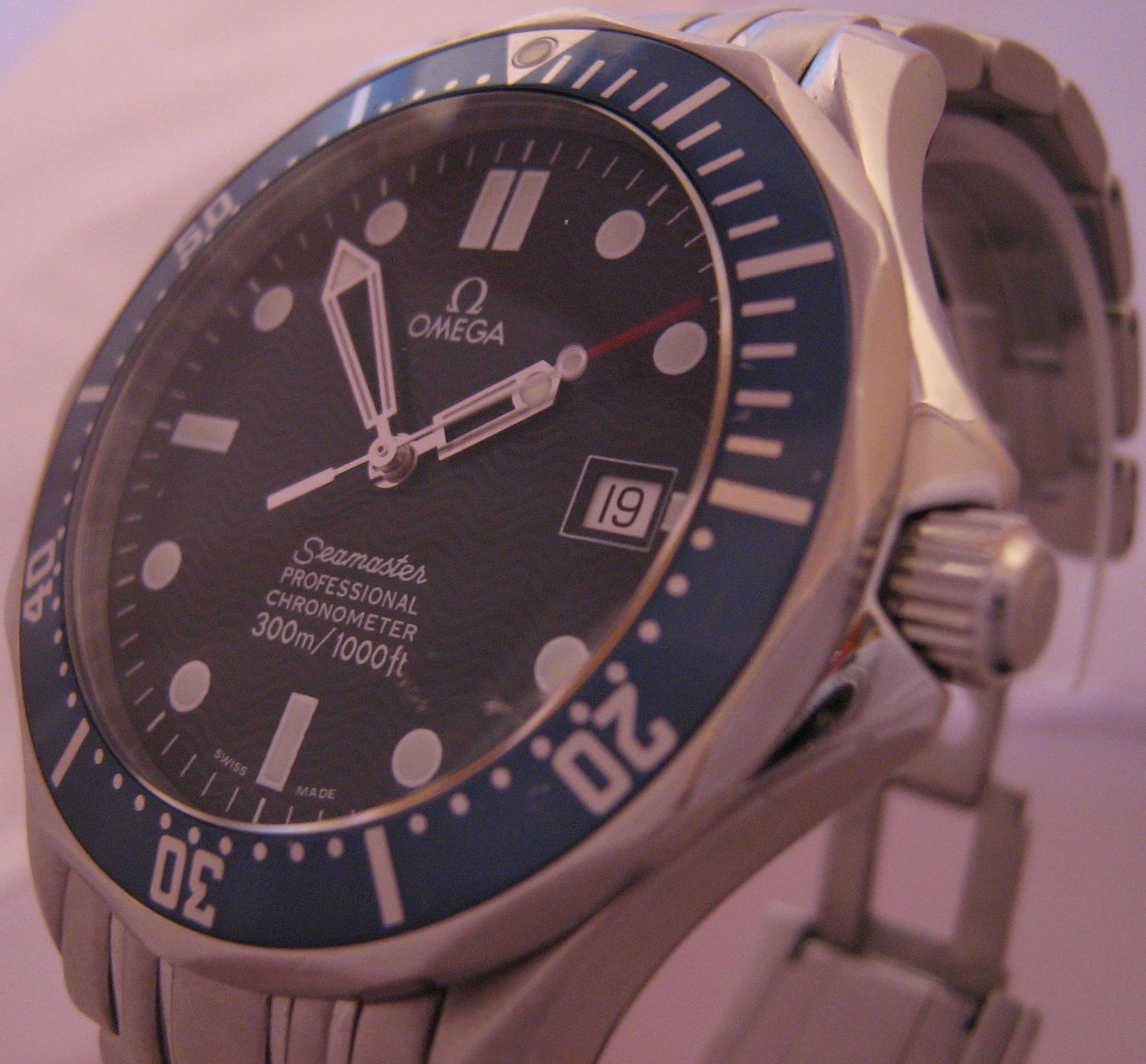 Omega Seamaster Professional, Blue Dial With Stainless Steel Bracelet