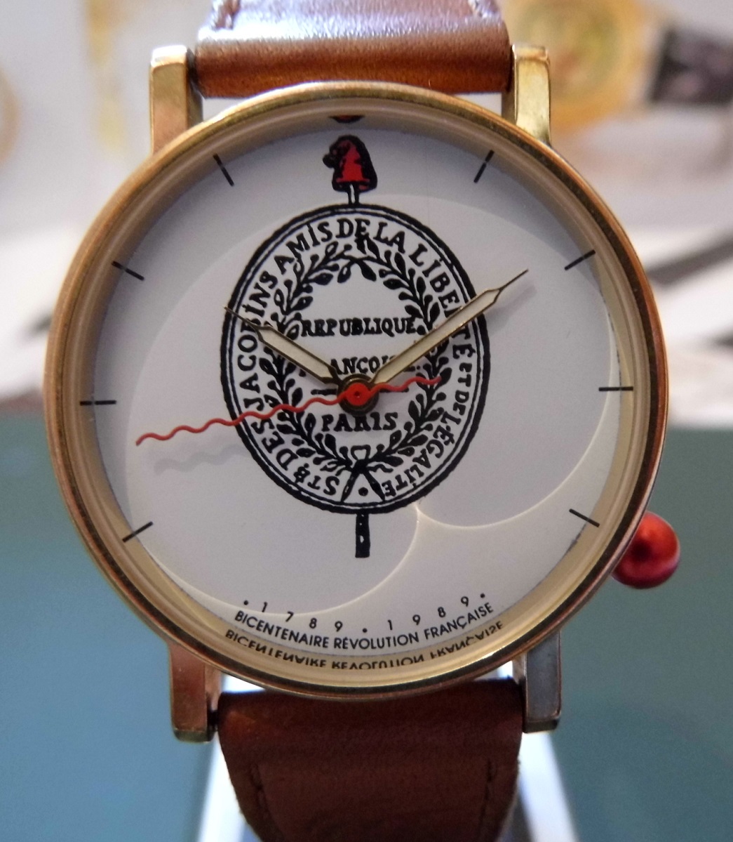 Alain Silberstein Guerande French Revolution, White Dial, Strap