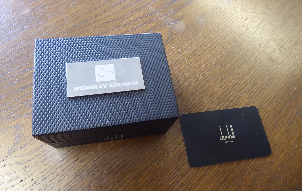 Alfred Dunhill Sterling Silver Wembley Stadium Football Cufflinks