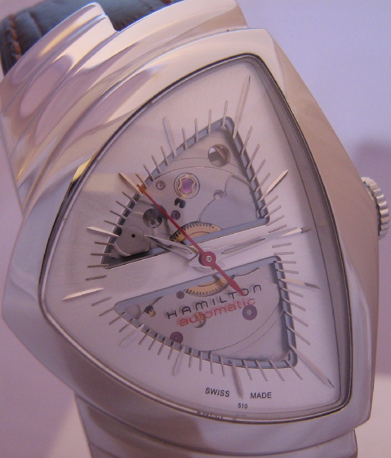 Hamilton Ventura Automatic, Silver Dial With Leather Strap