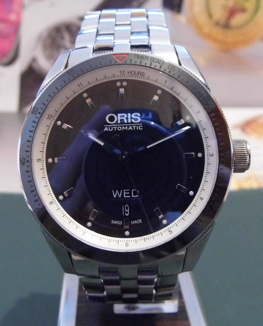 Oris Artix GT Day Date, Black Dial, Bracelet