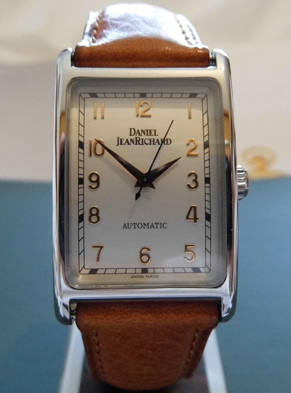 Daniel JeanRichard Lancia Limited Edition, Silver Dial, Leather Strap