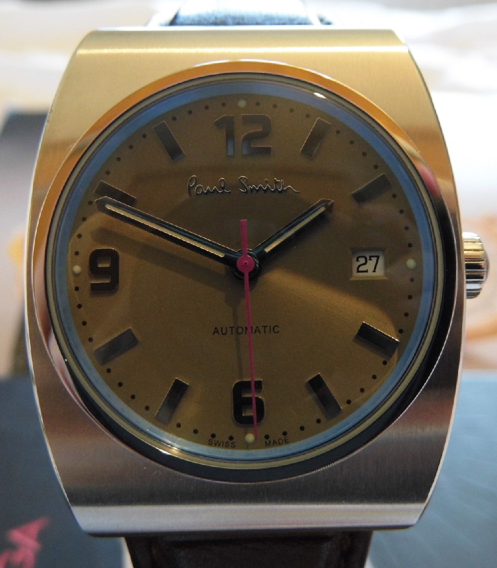 Paul Smith Automatic, Black Dial, Leather Strap