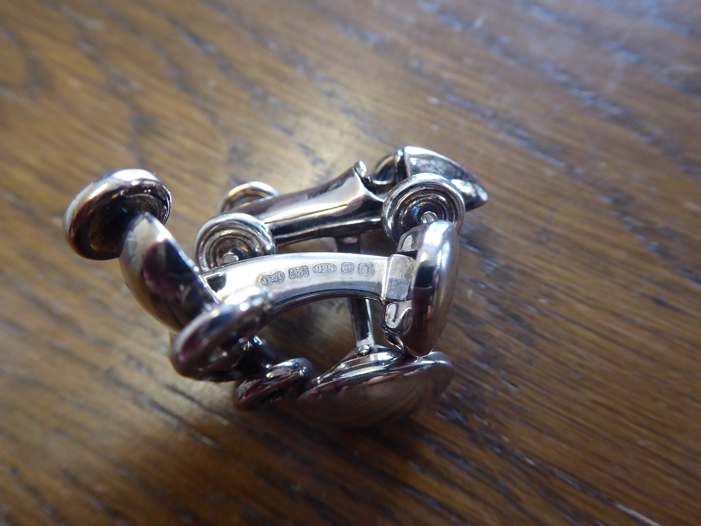 Ralph Lauren Sterling Silver Bugatti Cufflinks
