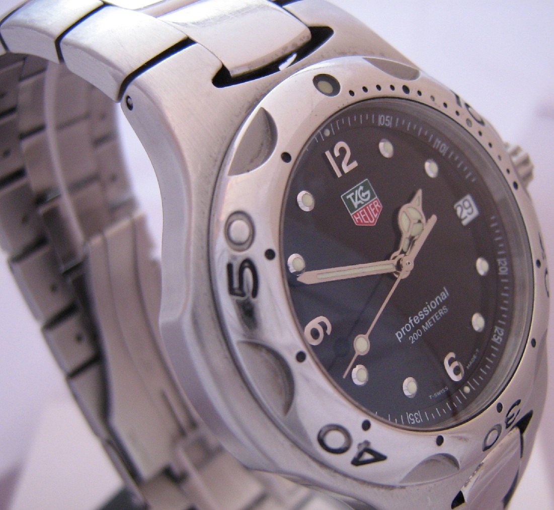 Tag Heuer Kirium, Black Dial With Stainless Steel Bracelet