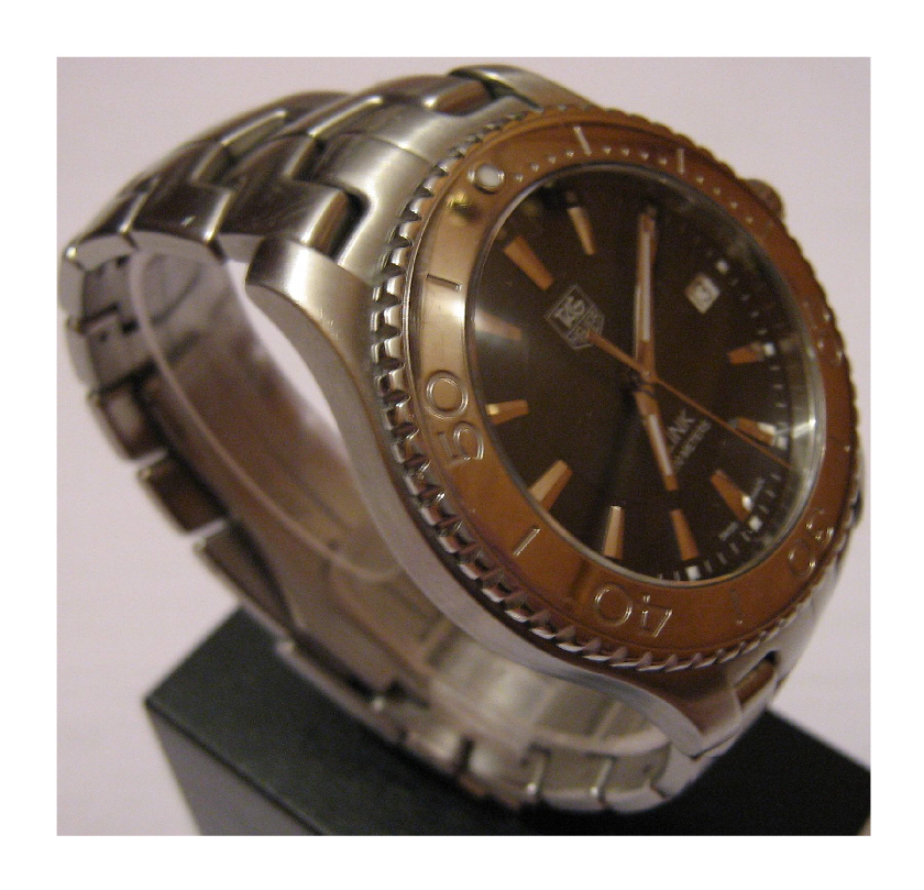 Used Tag Heuer Link Quartz Watch, Blue Dial With Steel Bracelet