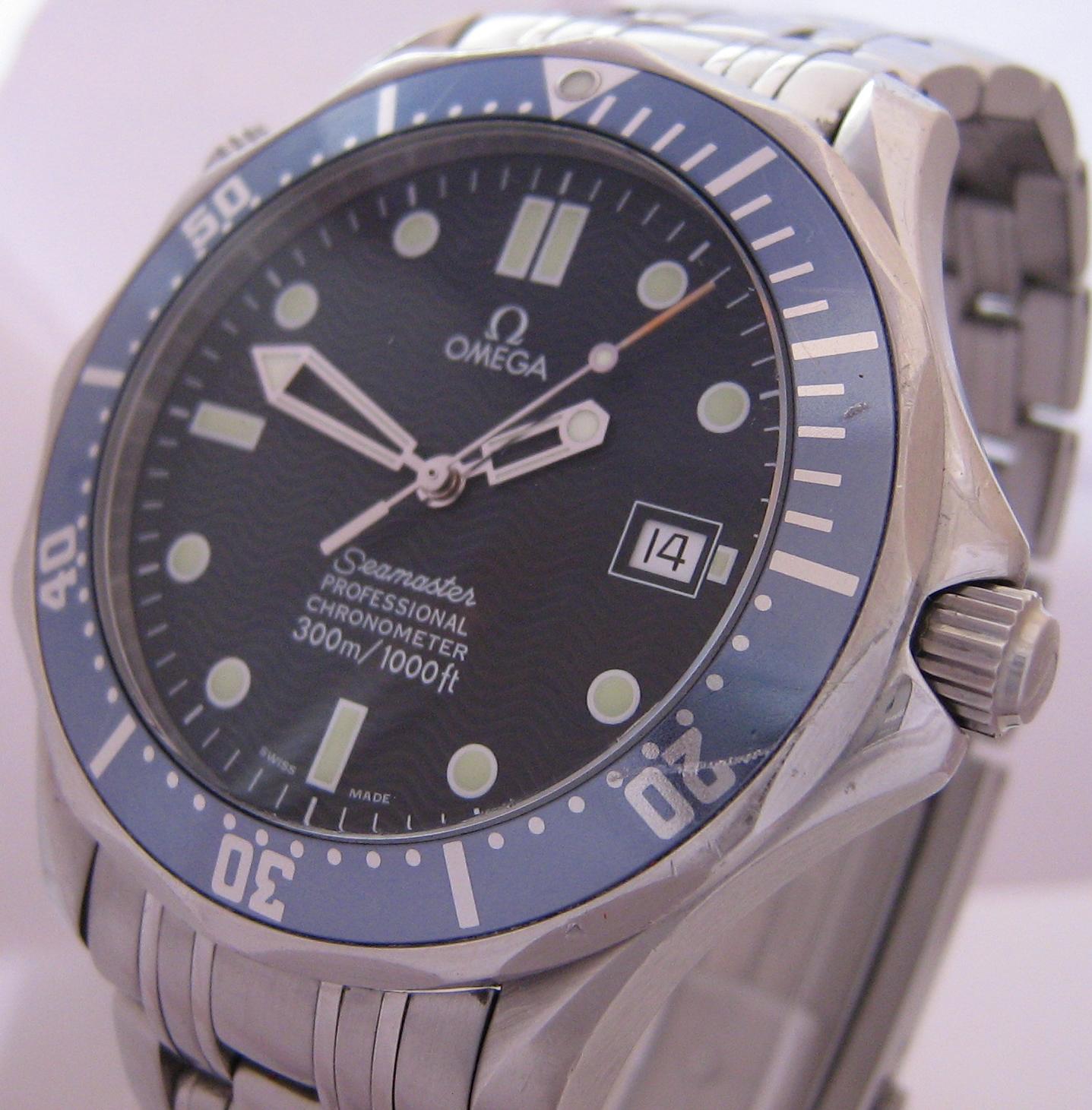 Omega Seamaster Professional, Blue Dial With Stainless Steel Bracelet