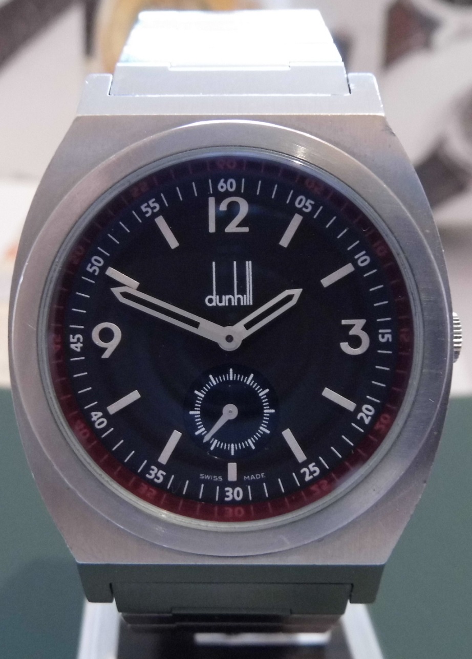 Dunhill RPM Quartz, Black Dial, Stainless Steel Bracelet