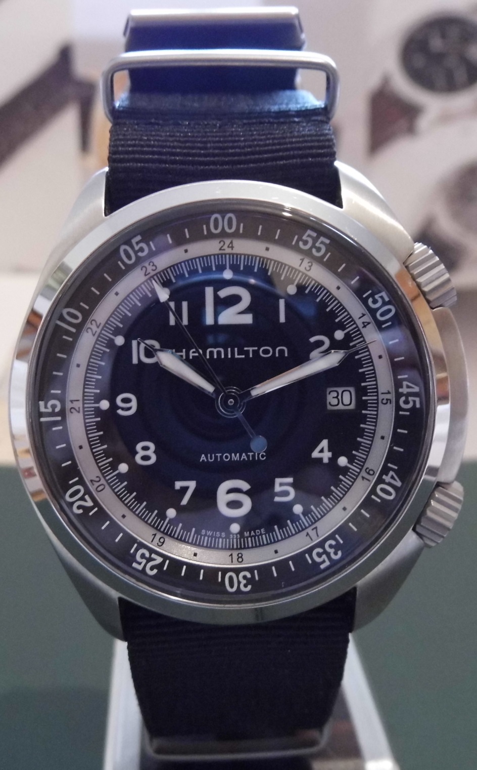 Hamilton Khaki Pilot Pioneer Auto, Black Dial, Strap & Bracelet