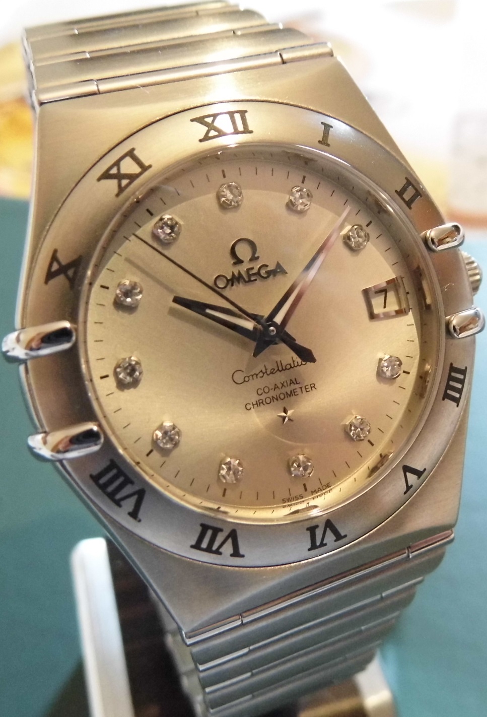 Omega Constellation 160 Years, Silver Dial with Diamond Markers