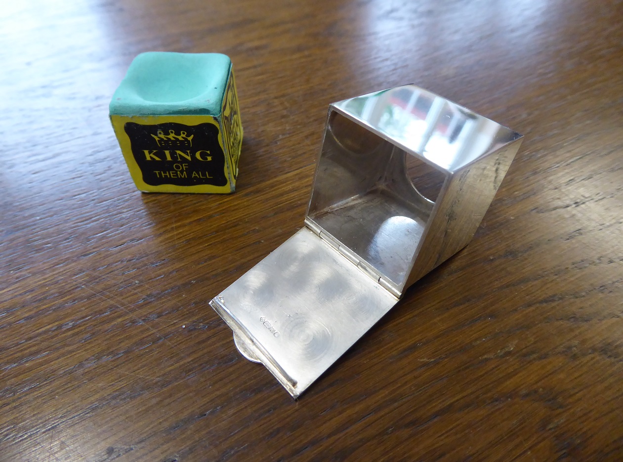 An Alfred Dunhill Snooker / Pool Chalk Holder