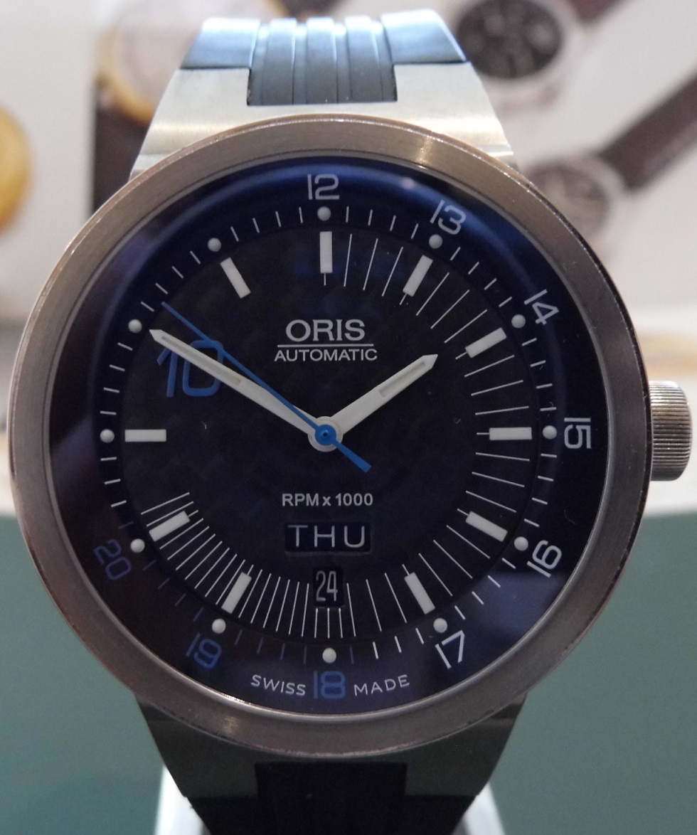 Oris Nico Rosberg Limited Edition, Black Dial, Rubber Strap