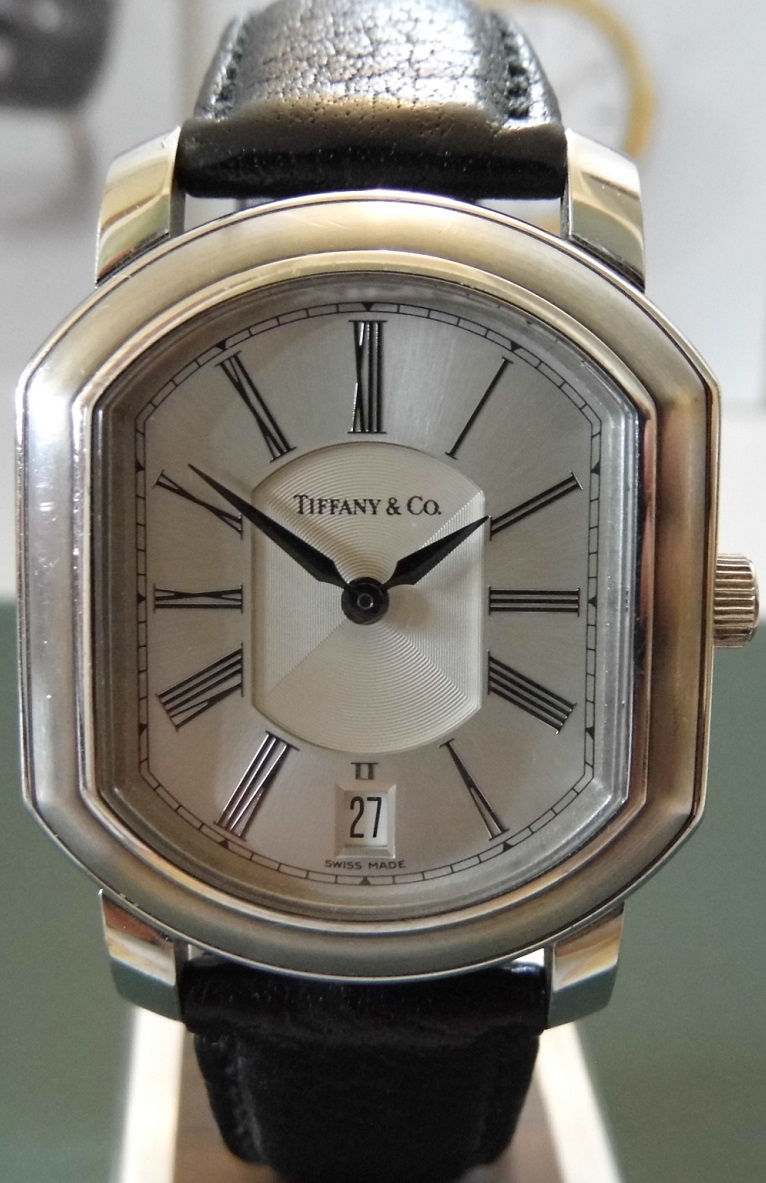 Tiffany Mark Coupe Resonator, Silver Dial, Leather Strap