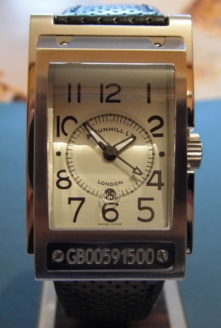 Alfred Dunhill Carwatch, White Dial With 3 Straps