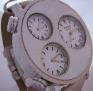 Pippo Italia Lifetime Watch, White Dial With Two Straps