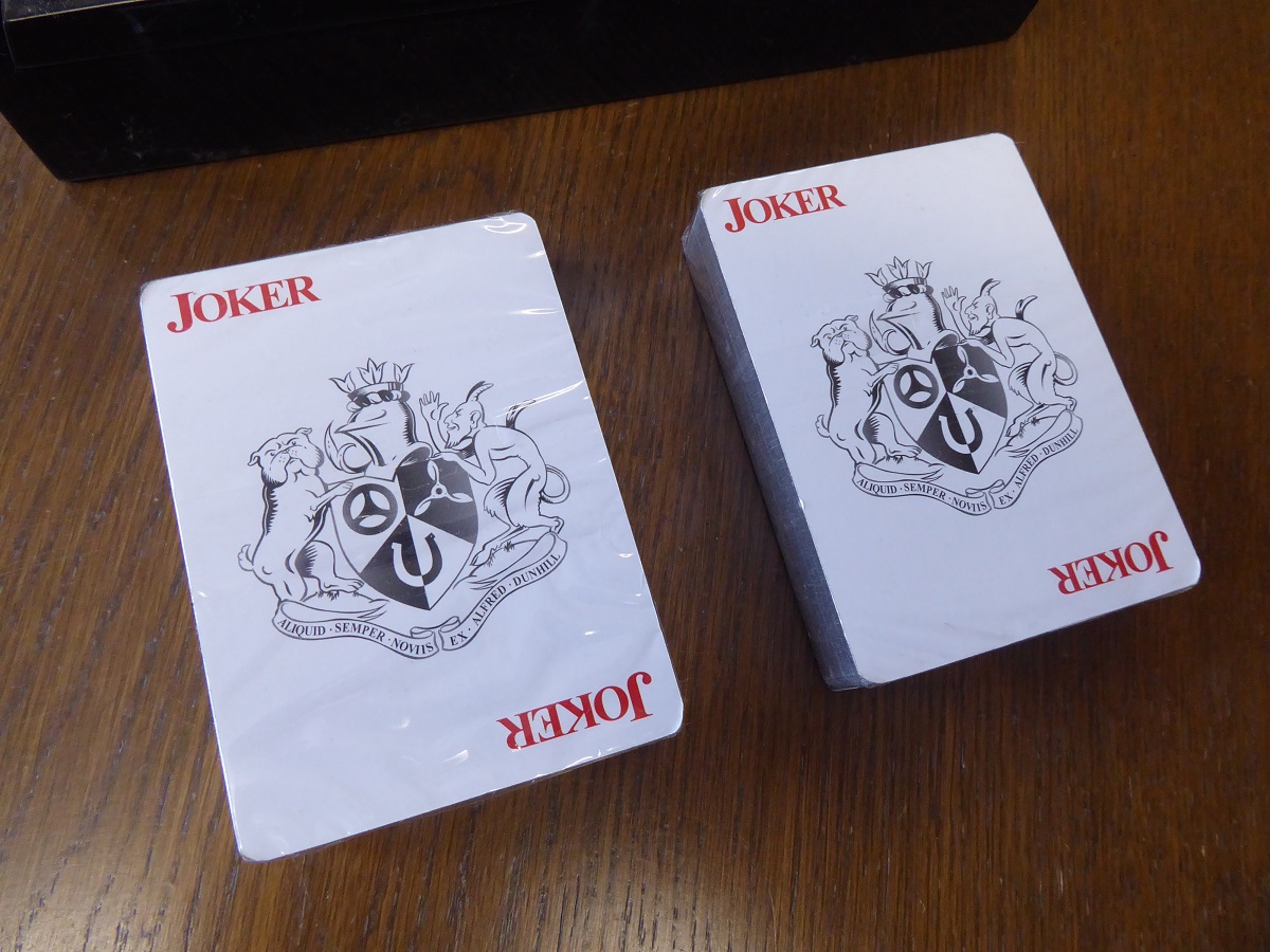 Two Decks Of Alfred Dunhill Playing Cards
