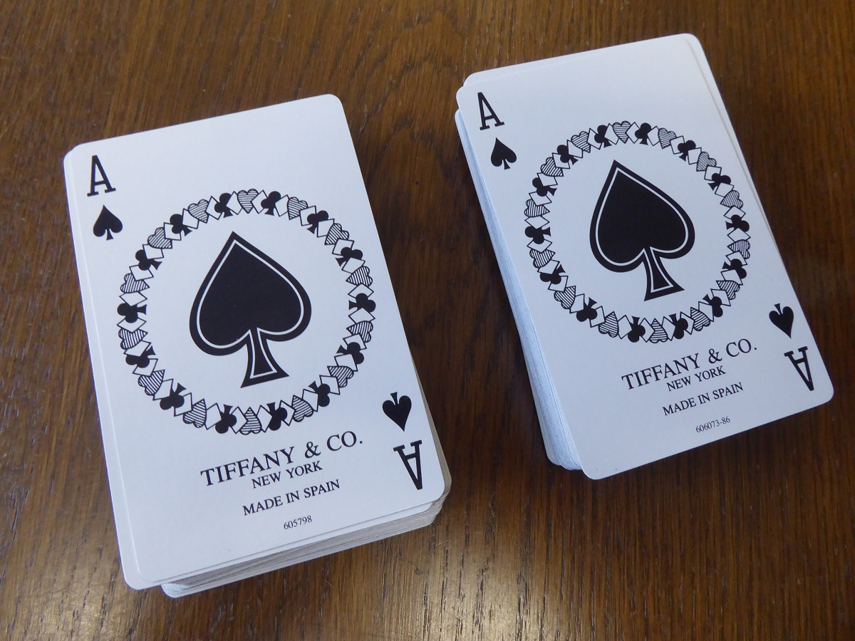 Two Decks Of Tiffany & Co Playing Cards