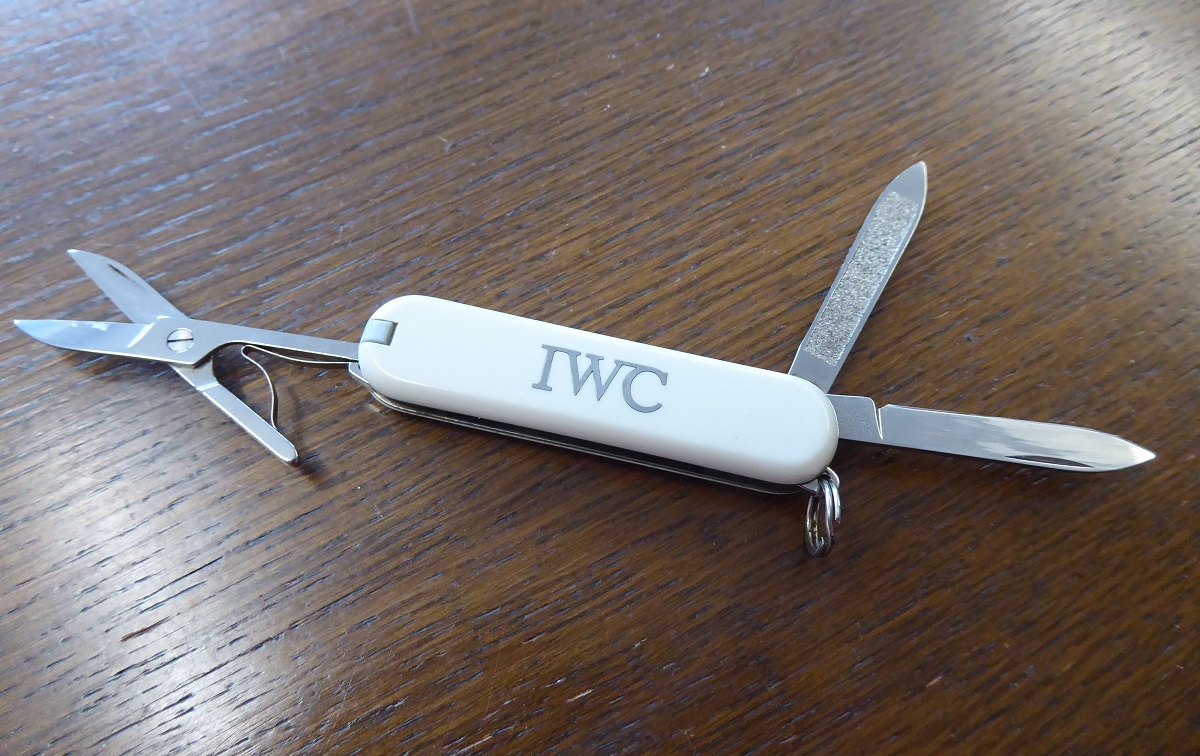 A Victorinox IWC Promotional Swiss Army Knife