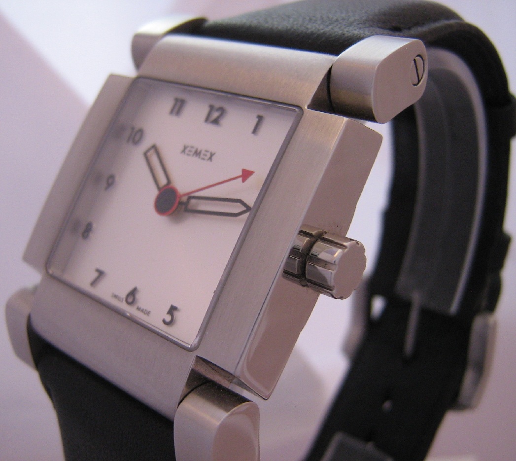 Xemex Avenue Automatic, White Dial With Leather Strap