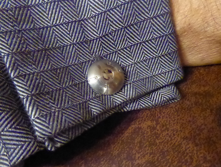 Tiffany & Co Streamerica Geodome Cufflinks