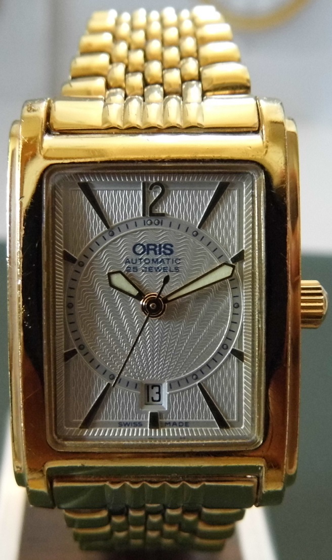 Oris Ladies Classic Rectangular, Silver Dial, Bracelet