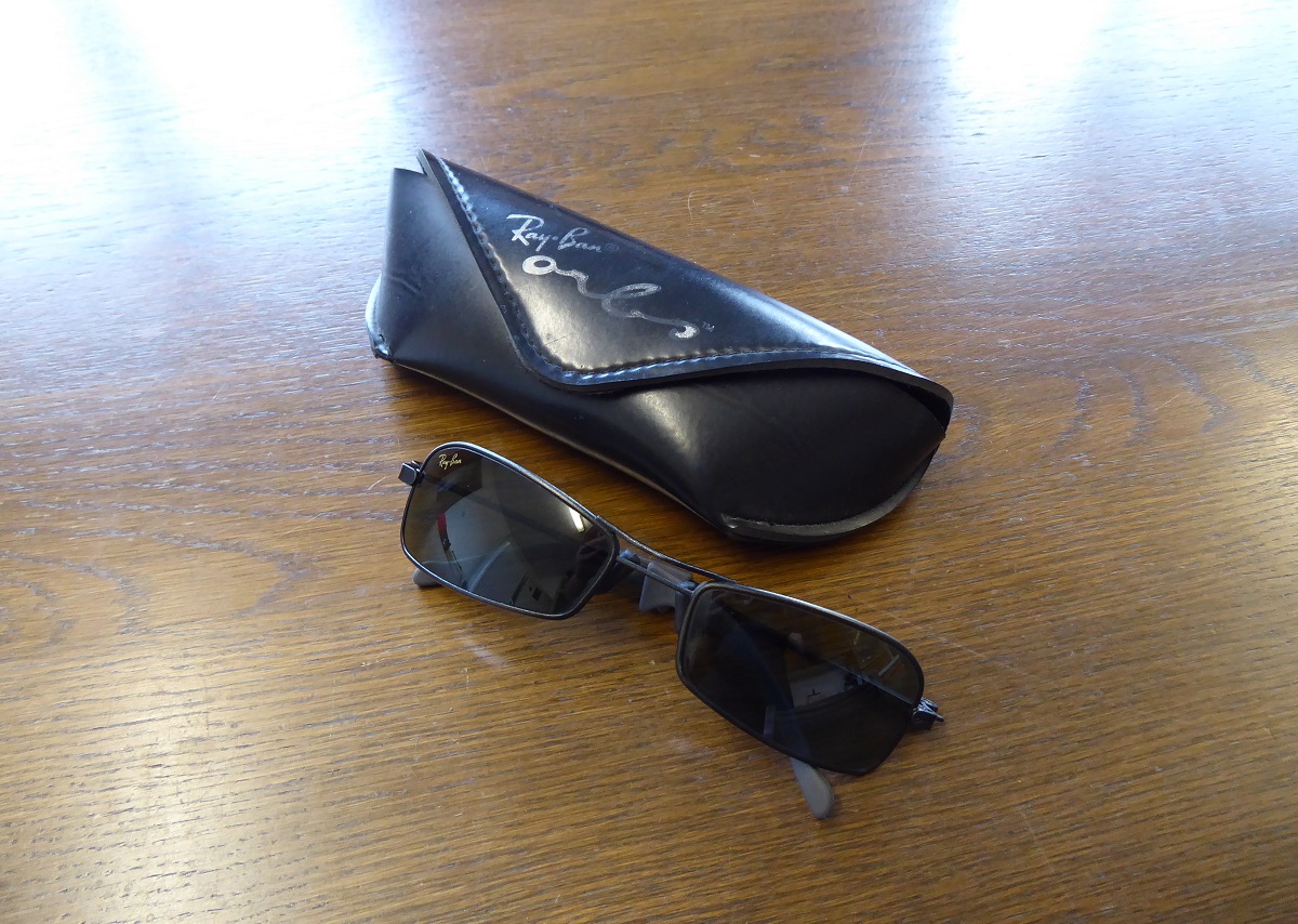 Ray Ban Orbs Axis Square Black Sunglasses