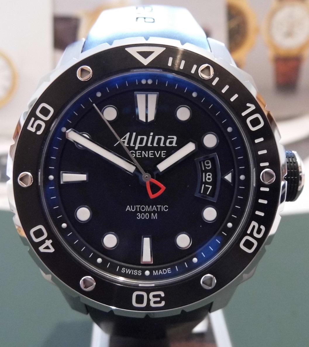 Alpina Extreme Diver Automatic, Black Dial, Strap & Bracelet