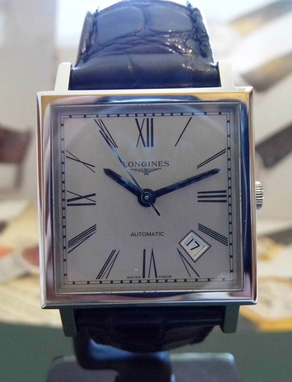 Longines Heritage 1968, Silver Dial, Leather Strap